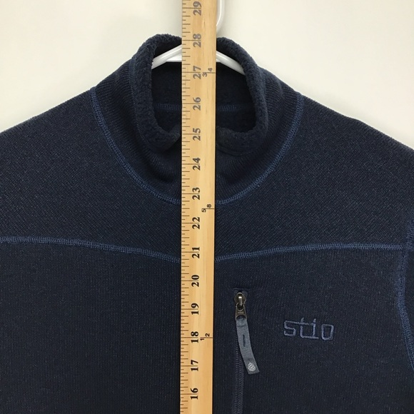 STIO men’s long sleeve full zip fleece jacket medium - Picture 8 of 10